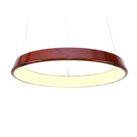 Nowatorska lampa led ring Orbit Rp1 wood z 3 barwami światła led