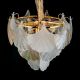 Żyrandol Celia z ręcznie formowanego szkła, ceramiki i kryształu
