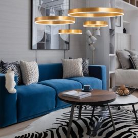Nowoczesna lampa GOLDENRING w technologii led o mocy 110W z ciepłą barwą 3000K Nowość