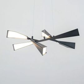 Nowoczesna lampa led WG6 czarna o mocy 36W z barwą 3000K